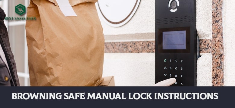 Browning safe Manual Lock Instructions
