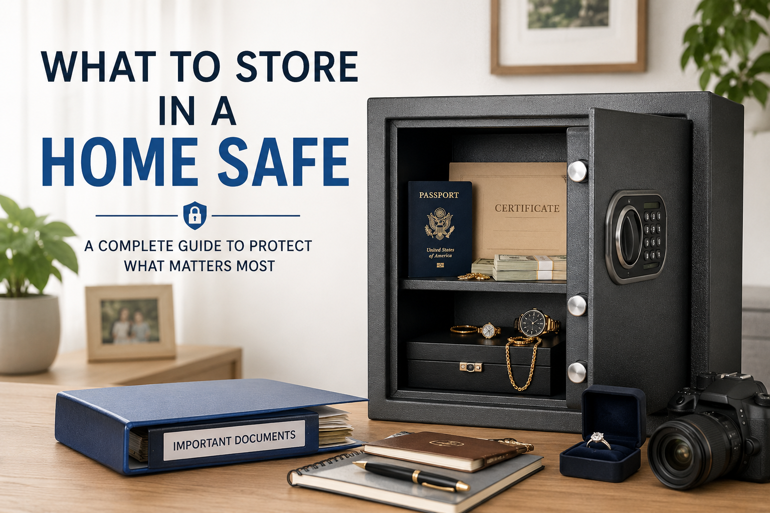 What to Store in a Home Safe