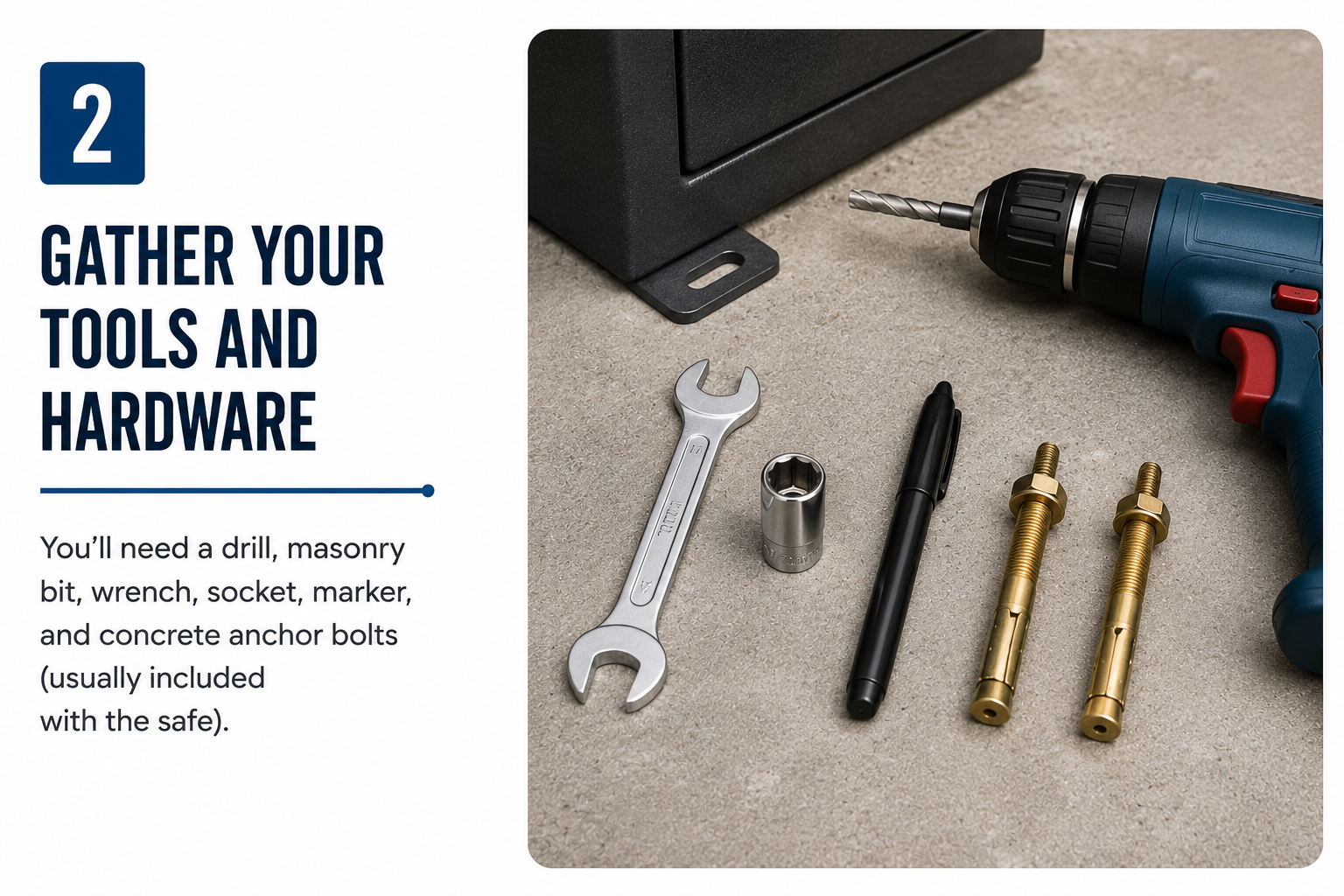 How to Bolt a Safe to the Floor